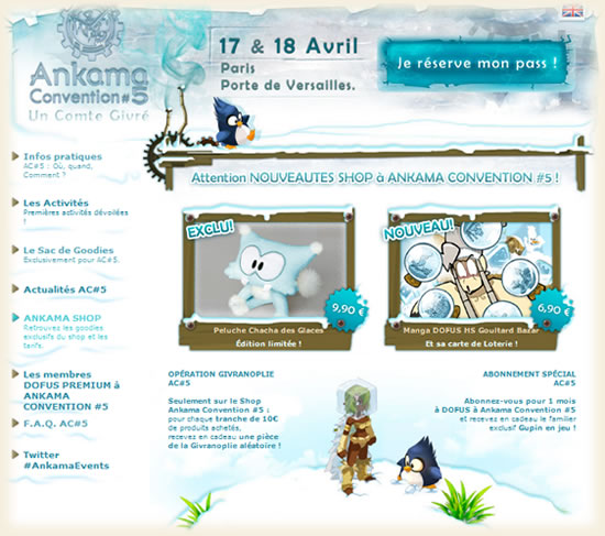 Convencion Ankama 5 - Site