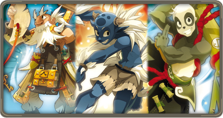 Wakfu tcg: cartas anutrof, osamoda y pandawa