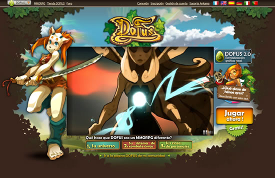 Mini site Dofus 2